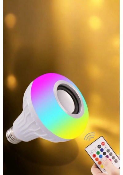 Lamba Led Hoparlör Dayanıklı Ve Uzun Ömürlü Bluetooth Hoparlör Çok Renkli