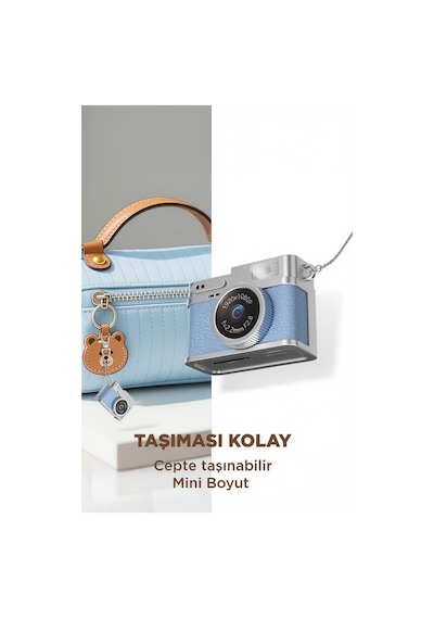 Torima CMR35 Mini Anahtarlık 1080P Dijital Fotoğraf Video Kamera