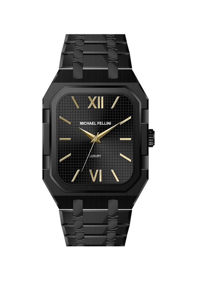Michael Fellini 2396-7 Unisex Kol Saati Altın - Siyah