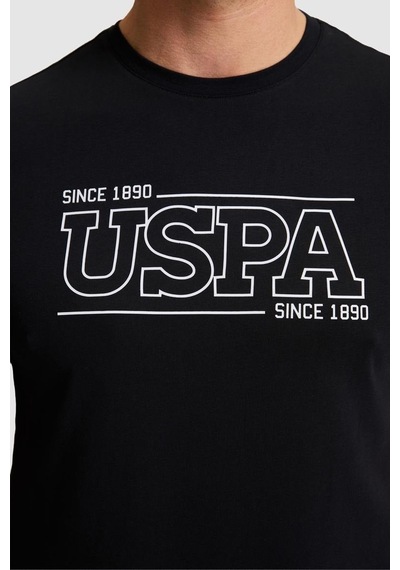 U.S. Polo Assn. U.s Polo Assn Erkek T-shirt Pu-9667 Siyah