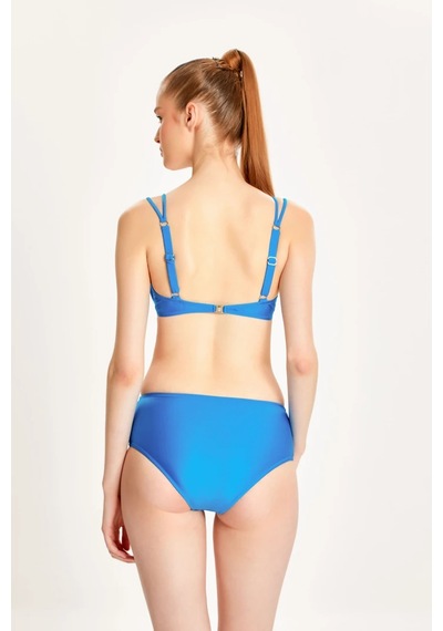 Too Salty Swimwear Kadın Büzgülü Balenli Toparlayıcı Yüksek Bel Bikini Takımı 24s101st Mavi Too Salty Swimwear Kadın Büzgülü Balenli Toparlayıcı Yüksek Bel Bikini Takımı 24s101st Mavi
