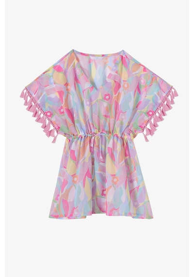 Penti Renkli Genç Kız Hawaii Kaftan Çok Renkli