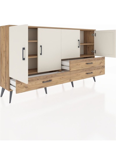 Arges Konsol 5 Raflı 3 Çekmeceli 4 Kapaklı 176x30x99 Çam-aytaşı/ç Çam-aytaşı/çam Arges Konsol 5 Raflı 3 Çekmeceli 4 Kapaklı 176x30x99 Çam-aytaşı/ç Çam-aytaşı/çam