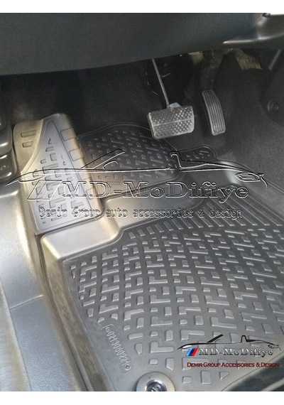 Honda Jazz Havuzlu 3D Paspas. Honda Jazz Paspas. 2015- Ve Üzeri