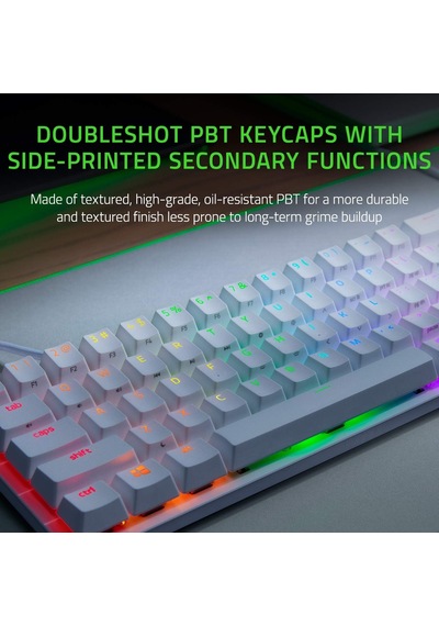 Razer Huntsman Mini Mercury Mor Anahtar - Opto-mekanik Anahtarl