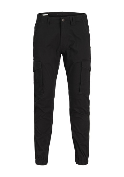 Jack & Jones Erkek Yandan Cepli Kargo Pantolon - Paul Flake - 12139912 Black Siyah