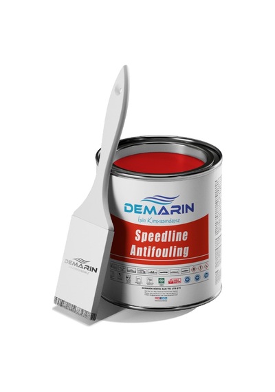 Demarin Sürat Tekneleri için Zehirli Boya Kırmızı 3 Kg