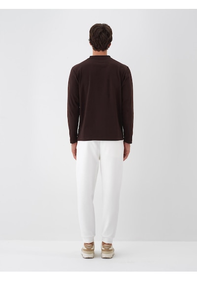 Xint Ekru Pamuk Dokulu Regular Fit Sweat Pantolon 380186