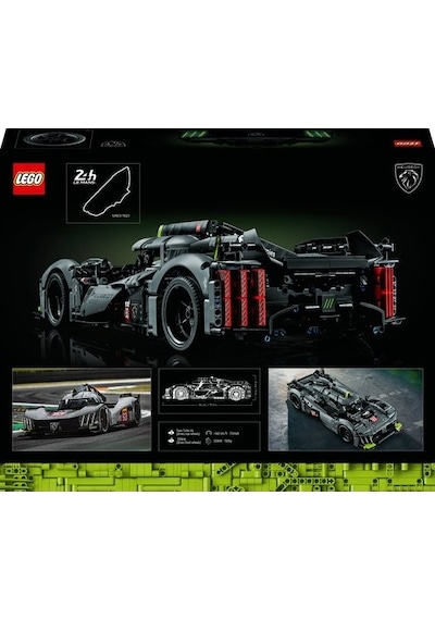 LEGO® Technic PEUGEOT 9X8 24H Le Mans Hybrid Hypercar 42156 - Yetişkinler için Koleksiyonluk Model Yapım Seti (1775 P)