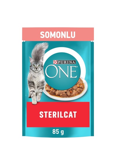 Somonlu Kısırlaştırılmış Kediler İçin Yaş Kedi Maması 85 Gram, 26 Adet