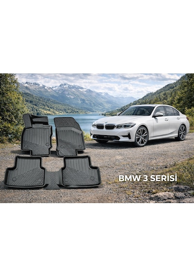 Bmw 3 Serisi E45 1997-2006 İle Uyumlu 3d Oto Paspas Premium