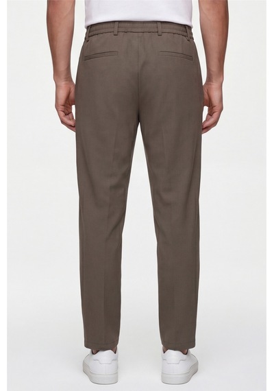 Sabri Özel Erkek Haki Normal Kesim Regular Fit Pamuklu Armürlü Bel Lastikli Jogger Pantolon Sabri Özel Erkek Haki Normal Kesim Regular Fit Pamuklu Armürlü Bel Lastikli Jogger Pantolon