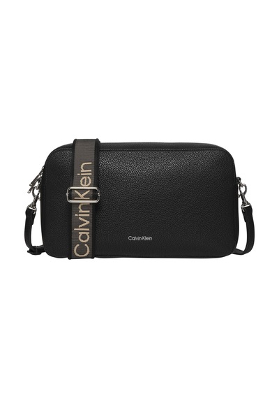 Calvin Klein Kadın Marka Logolu Günlük Kullanıma Uygun Siyah Omuz Çantası Lv04f3642g Ub1