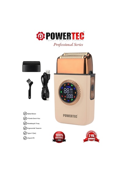 Powertec Tr-750 Günlük Sakal Tıraş Makinesi