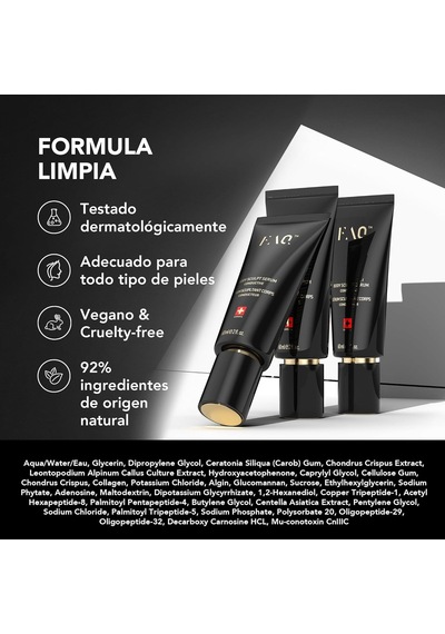 Faq Body Sculpt Serum Peptitler Ve Deniz Yosunu İçeren Hyaluronik Asit Serumu Ve Vücut Nemlendiricisi Selüli Diğer