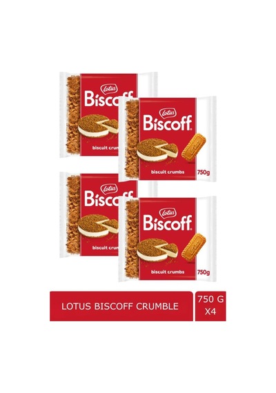 Biscoff Bisküvi Kırıntısı Crumble 750 G X 4 Adet