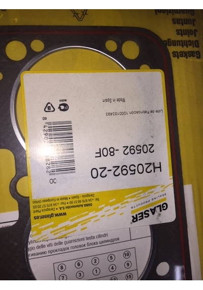 SİLİNDİR KAPAK CONTASI REGATA DUCATO 1,9
