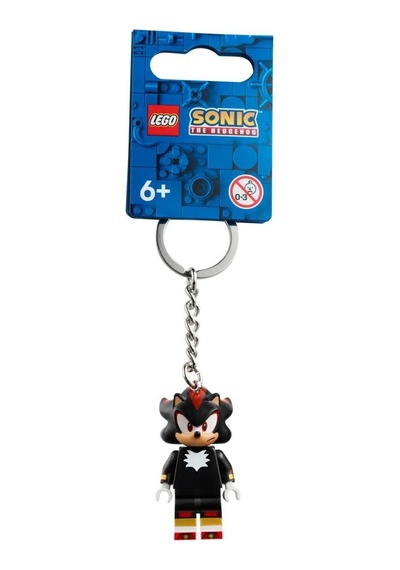 Lego Sonic The Hedgehod 854302 Shadow The Hedgehog Key Chain