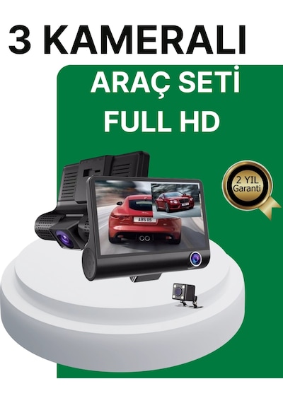 Zenvia Gece Görüşü Destekli, 1080p Full Hd Çözünürlüklü Araç İçi Kamera Znv2026
