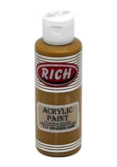 Rich 120 Cc Akrilik Boya - Venedik Sarı 117