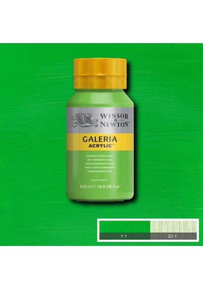 Winsor Newton Galeria Akrilik Boya Permanent Green Light 0,15 L