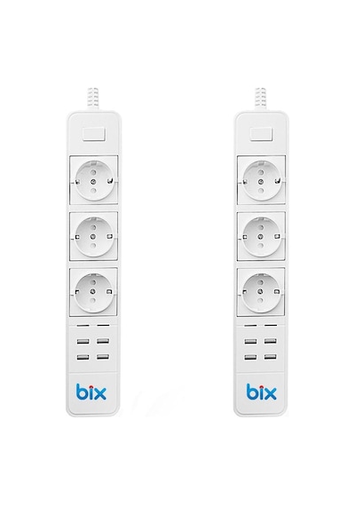 Bix Akım Korumalı Hızlı Şarj Özellikli Wifi Akıllı Priz
