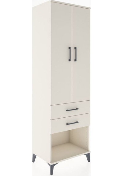 Hyperion Dolap 3 Raflı 2 Çekmeceli 2 Kapaklı 60x44x195 Aytaşı-aytaşı Aytası
