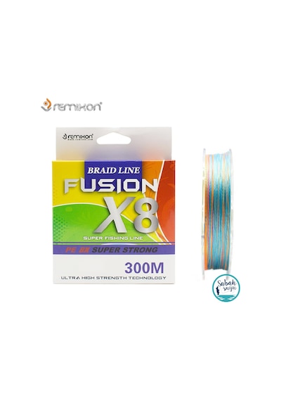 Remixon Fusion X8 Ip Misina 300Mt 0.18Mm 10Kg Multi