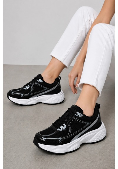Ht Hotin Milo Kadın Spor Ayakkabı - Ultra Rahat Köpük Tabanlı Günlük Sneaker - Siyah