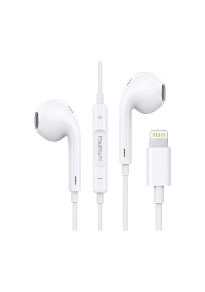 Powerway Earton iPhone Uyumlu Lightning Konnektörlü Stereo Kulaklık Standart
