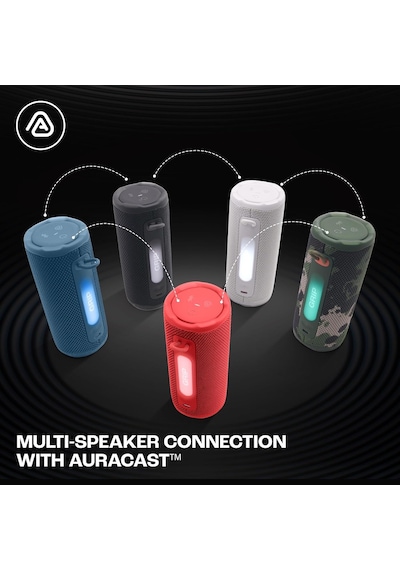 Grip Bluetooth Hoparlör, Beyaz, Jbl Pro Ses, Aı Sound Boost, Ip68 Su Geçirmez Ve Toz Geçirmez, Ambiyans Aydınlatmas