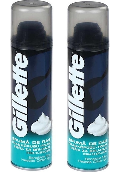 Gillette Hassas Tıraş Köpüğü 2 x 200 ML