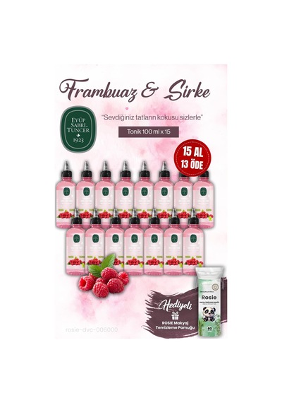 15 Al 13 Öde Est Frambuaz Sirke Tonik 100 Ml, Rosıe Makyaj Pamuğu