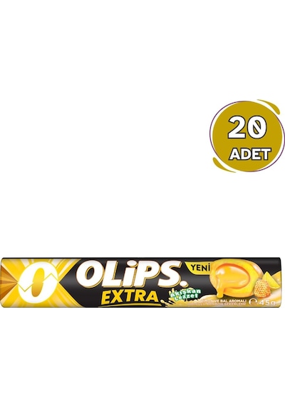 Olips Extra Bal-limon Aromalı Şeker 45 Gr - 20 Adet