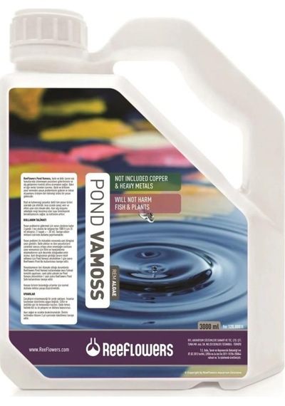 Reeflowers Pond Vamoss Rem Algae 3000ml Yosun Giderici
