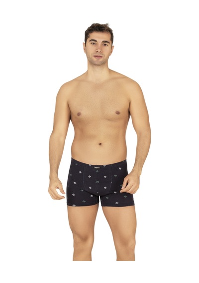 Özkan Underwear Özkan 11113 5'li Paket Erkek Pamuklu Modal Esnek Yumuşak Desenli Boxer Şort Külot DESENLİ