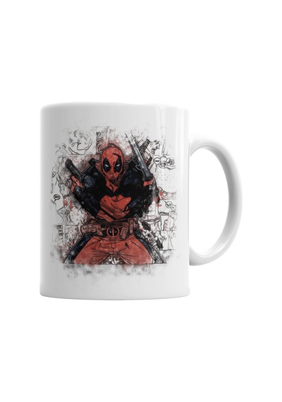 Deadpool Marvel Franciss Kupa Bardak Porselen No35367 Karışık