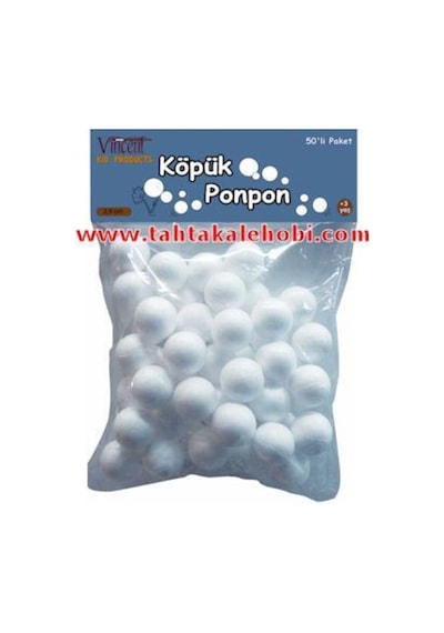 Foam Ball - Köpük Top 2,5 Cm. 50 Adet Renkli