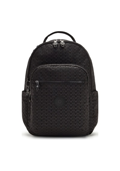Kipling Kıplıng Seoul Büyük Boy Sırt Çantası Siyah Sıgnature Emb Siyah
