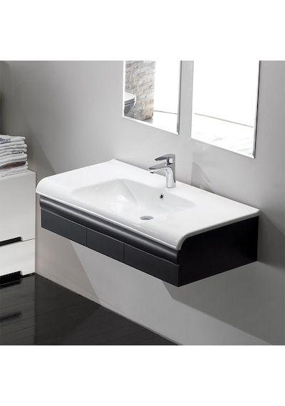 Turkuaz Seramik Cerastyle Anova Etajer Uyumlu Lavabo 100 x 50 CM