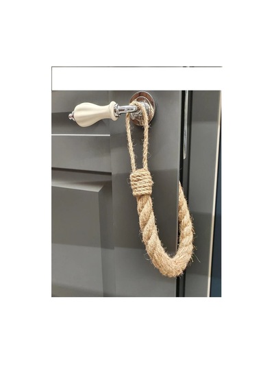 Kapı Stopu - Otantik Jüt Halat Kapı Stopu - Door Stopper