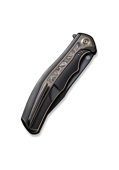 We Knife Zonda Titanium Black & Bronze Copper Foil Kamp Çakı Siyah