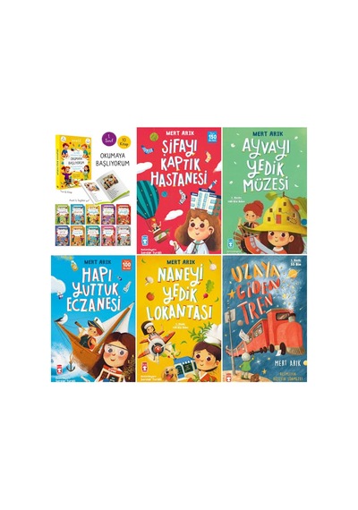 1.2.sınıf Okumaya Başlıyorum Anetil 10 Set İle Birlikte Şifayı Kaptık Hastanesi Ayvayı Yedik Müzesi Hapı Yuttuk Eczanesi