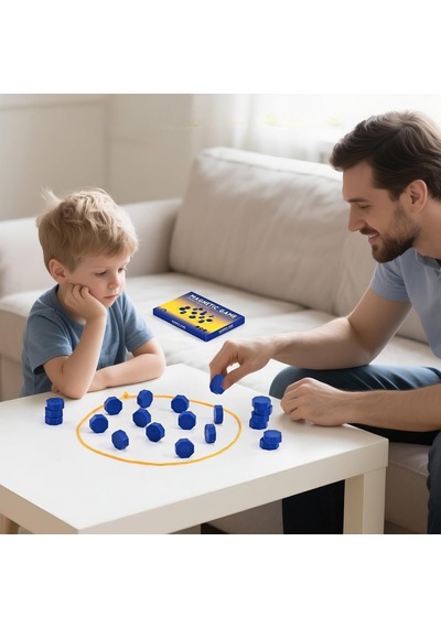 Animokids Manyetik Satranç Seti Eğlenceli Mıknatıslı Masa Oyunu 20 Parça Manyetik Taş Manyetik Bloklar, Strateji Odaklı Kutu Oyunları - Aile Oyunu - Eğitici Mıknatıslı Oyuncak