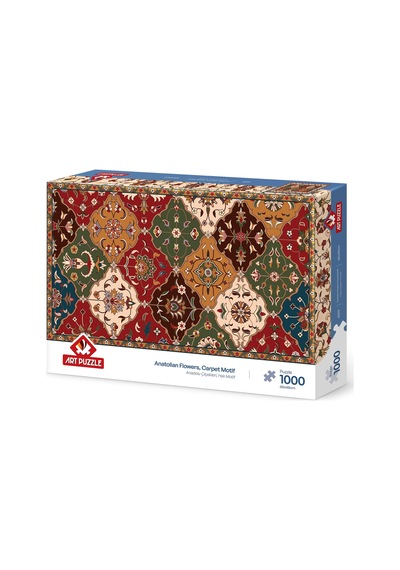 Art Puzzle Anadolu Çiçekleri-halı Motif 1000 Parça Puzzle