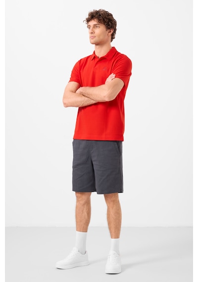 Tommylife Gri Standart Fit Dokuma Hafif Esnek Chino Erkek Şort - 81292 Gri