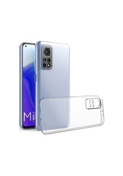 Xiaomi Mi 10t 5g İle Uyumlu Kılıf Şeffaf Kamera Korumalı Esnek Silikon Telefon Kılıfı Kapak