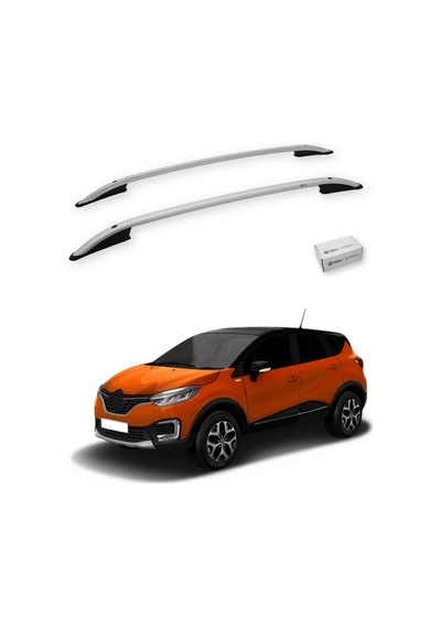 Turtle Renault Captur J87 2013-2019 Tavan Çıtası Crown Gri
