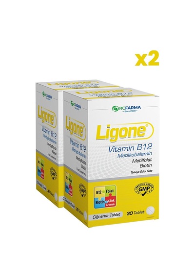 Ligone Vitamin B12 30 Çiğneme Tablet X2 Adet