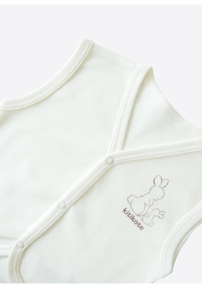 Kitikate Organik New Basic Yelek Ekru